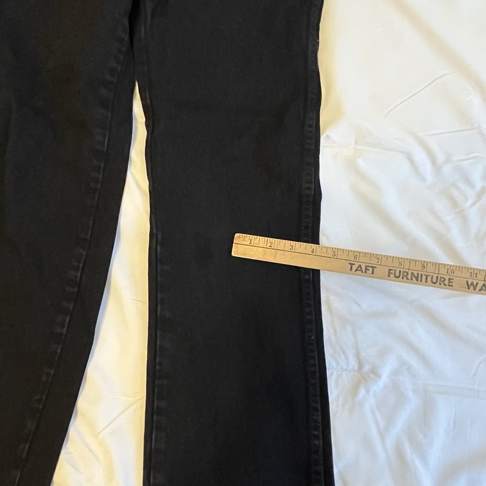 Rustler Cowboy Cut Slim Fit Jeans Men 30x30 Actual 29 Black Denim Workwear‎ - Picture 7 of 12